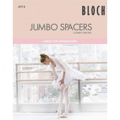 Silikoniniai - geliniai tarpupirščiai Bloch "Jumbo Spacer A916" 1